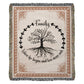 Family Roots, Celtic Tree Woven Blanket